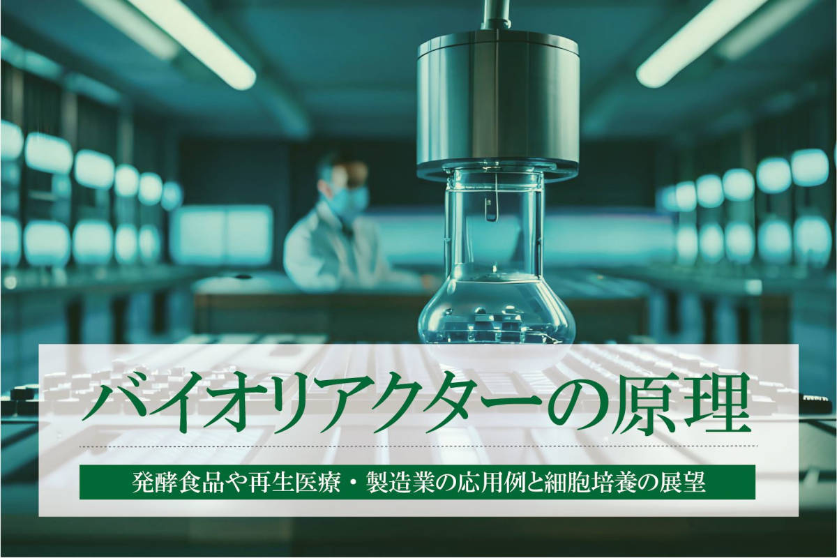 バイオリアクターの原理とは？発酵食品や再生医療・製造業の応用例と細胞培養の展望